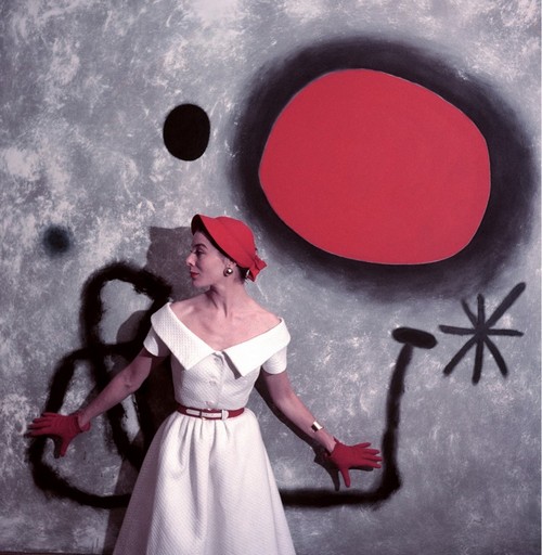 Bettina, Miro picture galerie Maeght Paris collection summer 1953