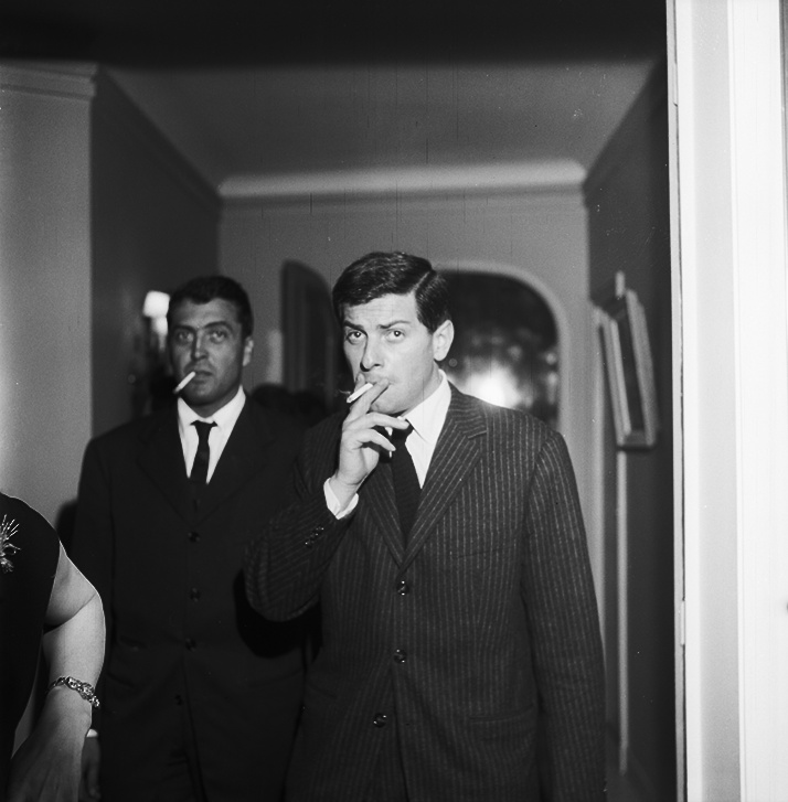 Georges Lautner & Georges Dambier smoking